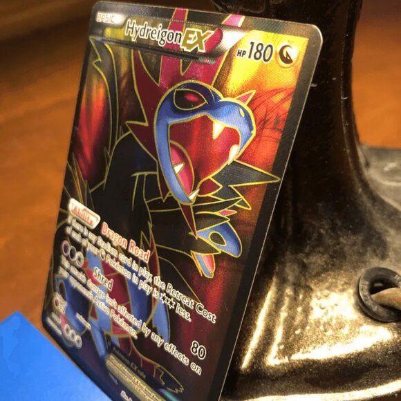 Pokémon Card TCG: Hydreigon-EX Roaring Skies 103/108 Holo Full Art LP - Picture 5 of 5